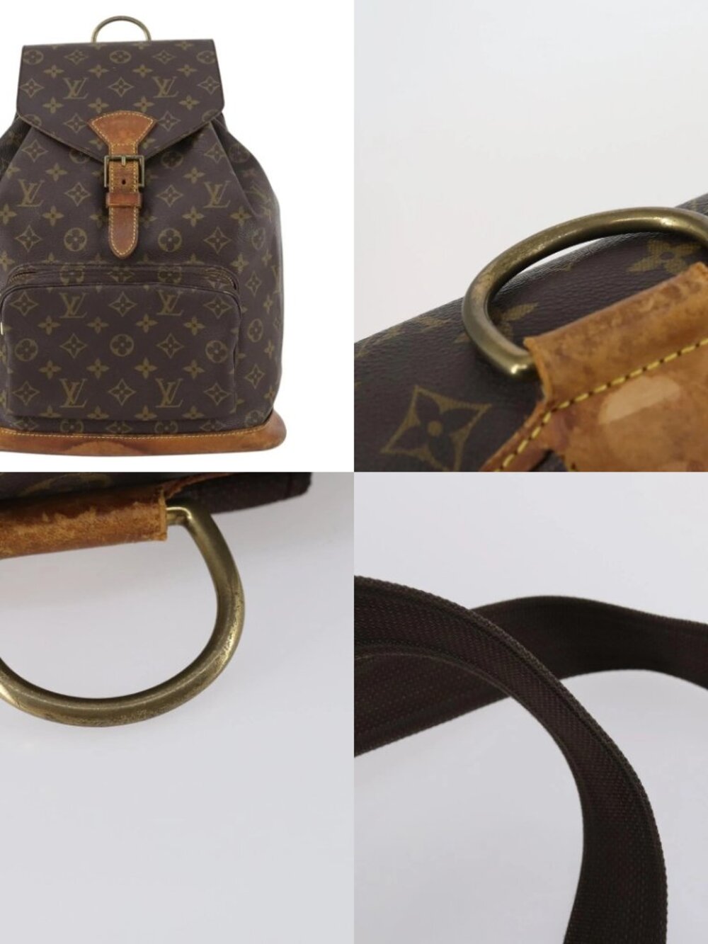 LOUIS VUITTON Monogram Montsouris GM Backpack M51135 LV Auth 153023 - Picture 15 of 15